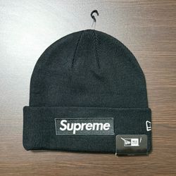 Supreme New Era Box Logo Beanie (FW25) Black *NWT*