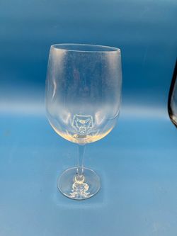 Clear wine glass goblet traditional