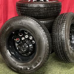 2024 Dodge Ram Dually Night Edition Laramie 8 Lug 17 Inch OEM Wheels 