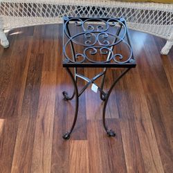 ARTIMINO WROUGHT IRON SIDE TABLE