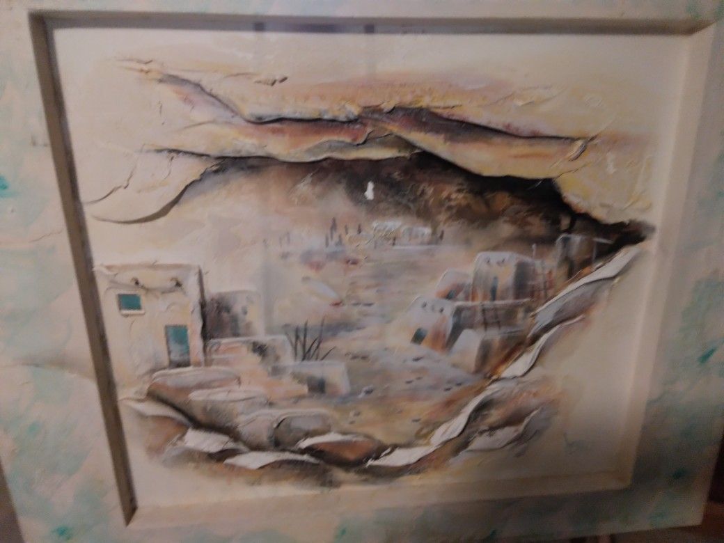 Adobe House's In 3D Oil Painting.