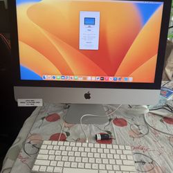 APPLE IMAC ( RETINA 4K 21.5 INCH 2017 ) 3 GHZ QUAD CORE INTEL CORE I5 8 GB RAM 2 GB VIDEO 1 TB HD 