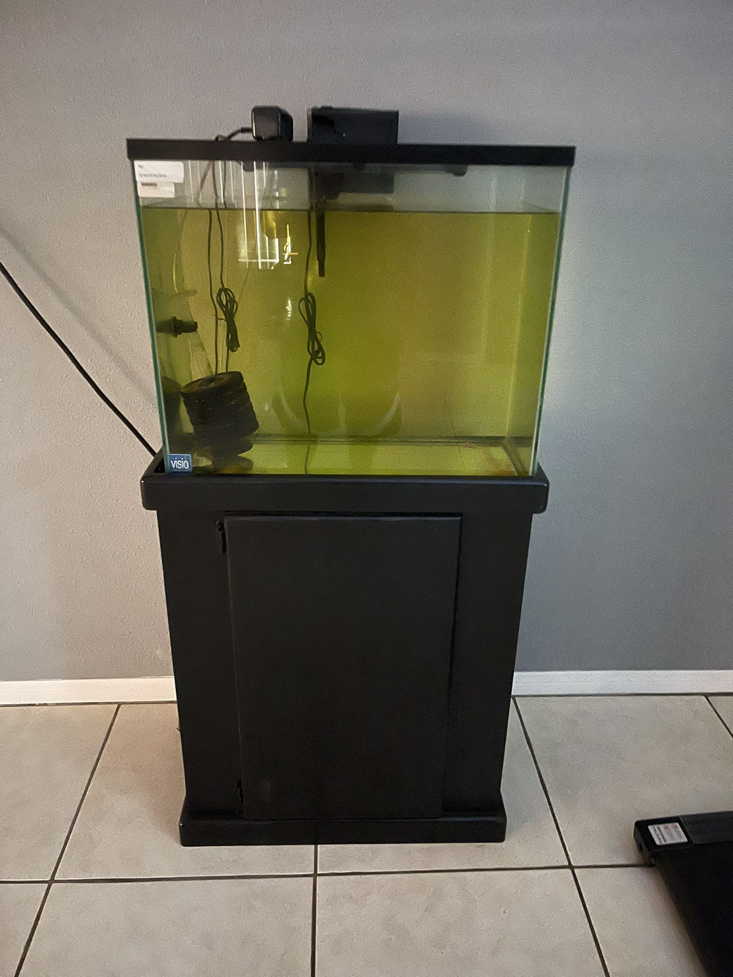 Aquarium With Stand Cabinet.