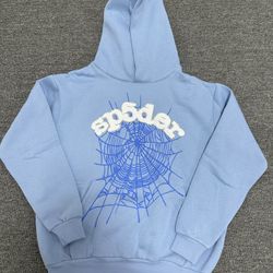 Sky Blue Sp5der Hoodie