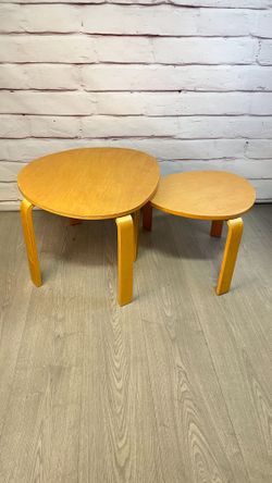Ikea Svalsta Nesting Tables Coffee Side Table 2pc