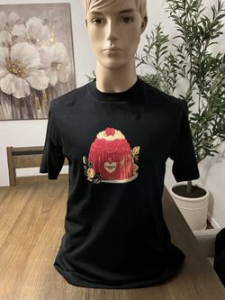 Carhartt Wip Pudding Printed Cotton T-Shirt Black Men’s Size Large 