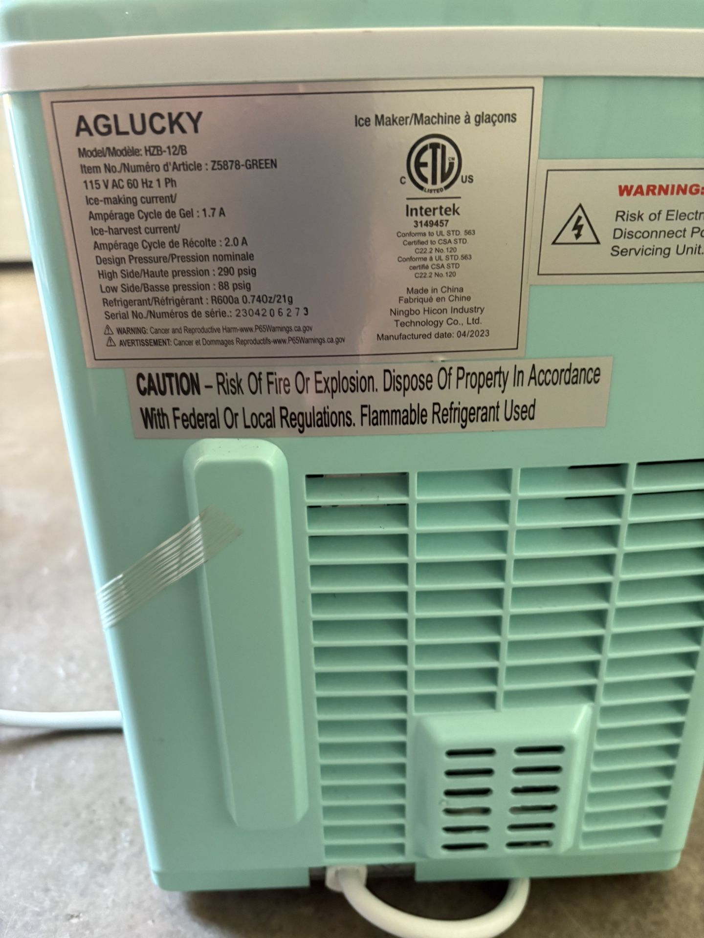 RV Portable Ice Maker