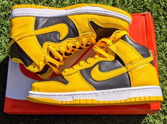 VNDS Nike Dunk High Black Varsity Maize SP 'Iowa' Size 7