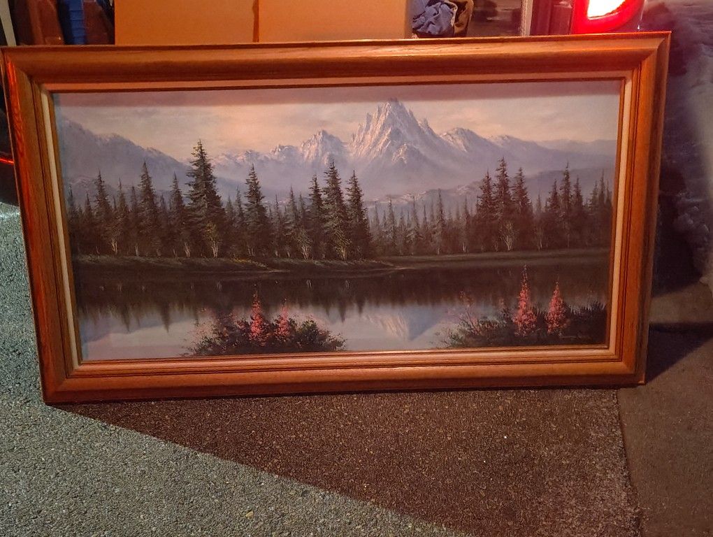 Original Sun-jin-hee Oil Painting. Signed By Artist.