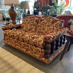Mid Century Spanish Revival Loveseat