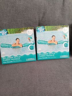 2 BRAND NEW BOXES SPLASHIN" FABRIC NOODLE 5FT.LONG 4.00 EACH"" BOX THANK YOU .🙏