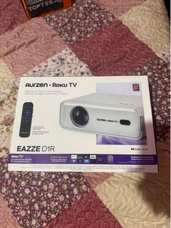 Aurzen Roku TV Smart Projector 1080P - Brand New Sealed
