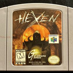 Hexen: Beyond Heretic (Nintendo 64, 1997) / 🎖️ Vet Discount Available!