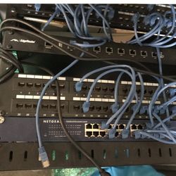 Office wall rack / switch / router