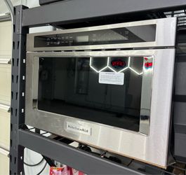 Kitchenaid drawer microwave brand new kmbd104gsoo