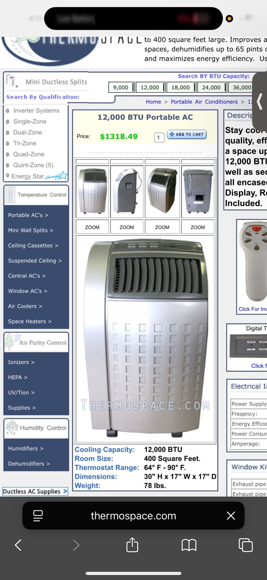 Portable AC unit