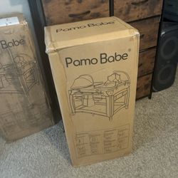 Pamo 4 In 1 Kids Playard/ Changing Station And Bassinets 