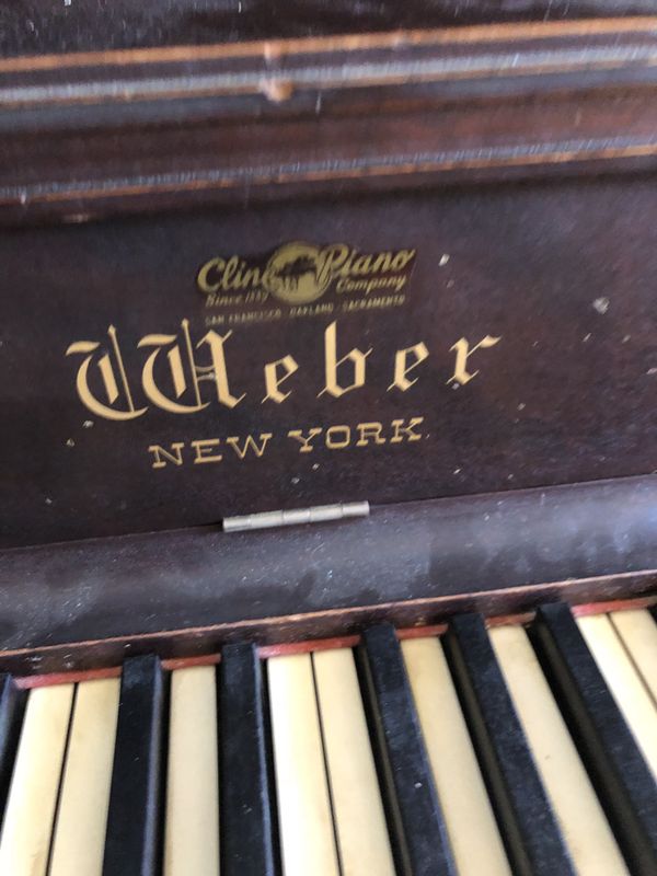 weber upright piano for sale