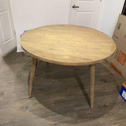 Round Wooden Kitchen Table