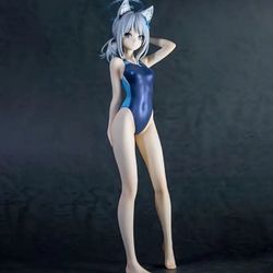 Blue Swimsuit Anime Figurine