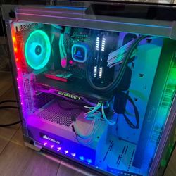 Gaming Desktop Pc Custom Built I7-8700k Gtx 1070 32gb Rgb Corsair Ram  