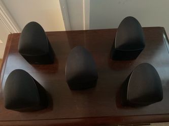 Mirage Nanosat NANO 5.0 Satellite Speakers (5 Speakers) - Sound Great, Black