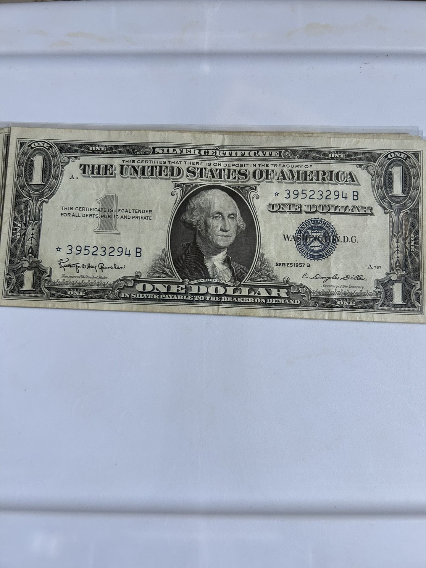 star note dollar bill 1957 B $24