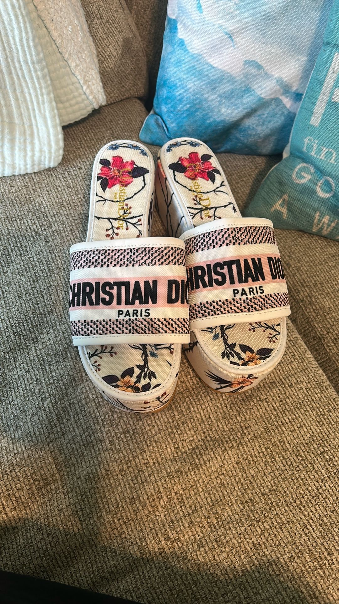 Faux Christian Dior Wedges