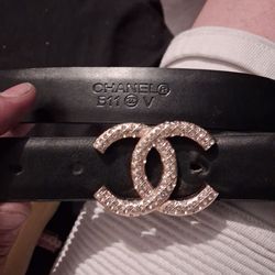 Chanel belt and Chanel buckle