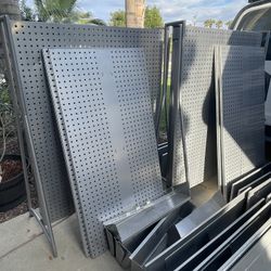 2 Armorized Steal Shelving Units