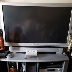 Panasonic TV w/stand.