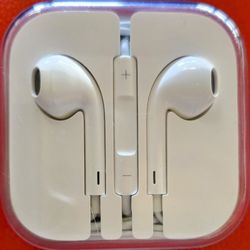 Genuine APPLE White Wired Ear Buds for Cell Phones NEW

