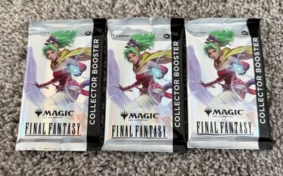Magic: The Gathering Final Fantasy Collector’s Edition Booster Pack x3 ENGLISH NEW/SEALED