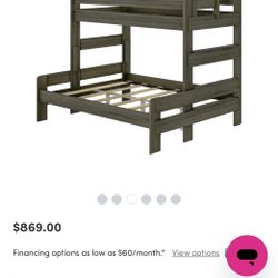 Queen Bunk Bed - Modern Farmhouse 