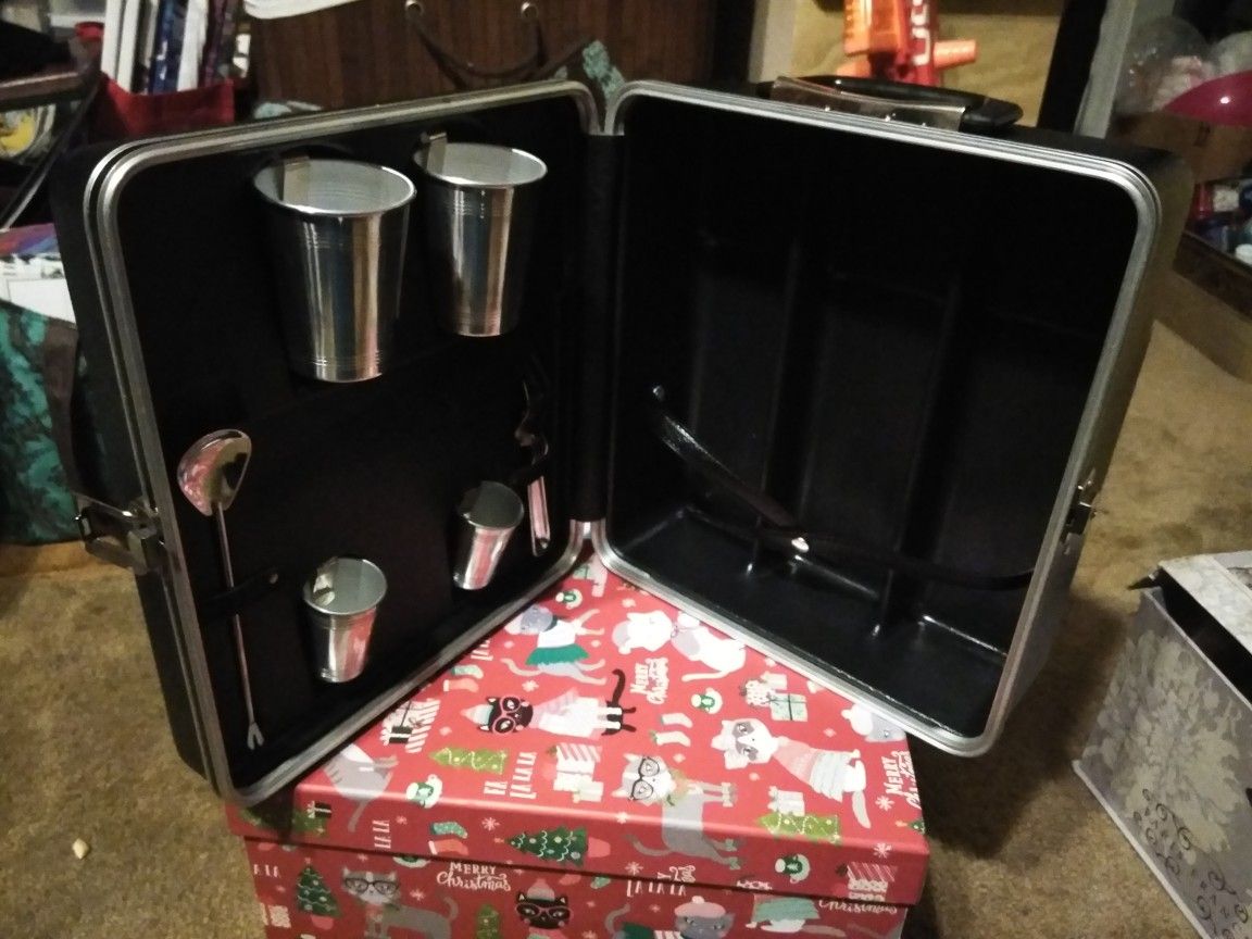 Vintage Portable Travel Bar by Platt