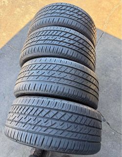245/40r18 Bridgestone tires con 80% de Vida las 4