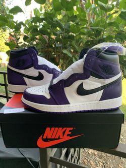 Jordan 1 Court Purple Size 9
