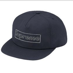 SUPREME X KAWS CHALK LOGO 5-PANEL CAP