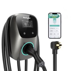Level 2 EV Charger 48 Amp, NEMA 14-50 Plug, 25 Foot Cable, J1772, 220V-240V, Ford, GM, Audi, Kia, Honda, Kia, Hyundai, Gmc, Chevrolet Bolt, VW ID 4