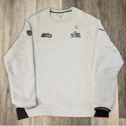 Seattle Seahawks Super Bowl 60 LX Sweatshirt Tech Fleece Opening Night Media Day