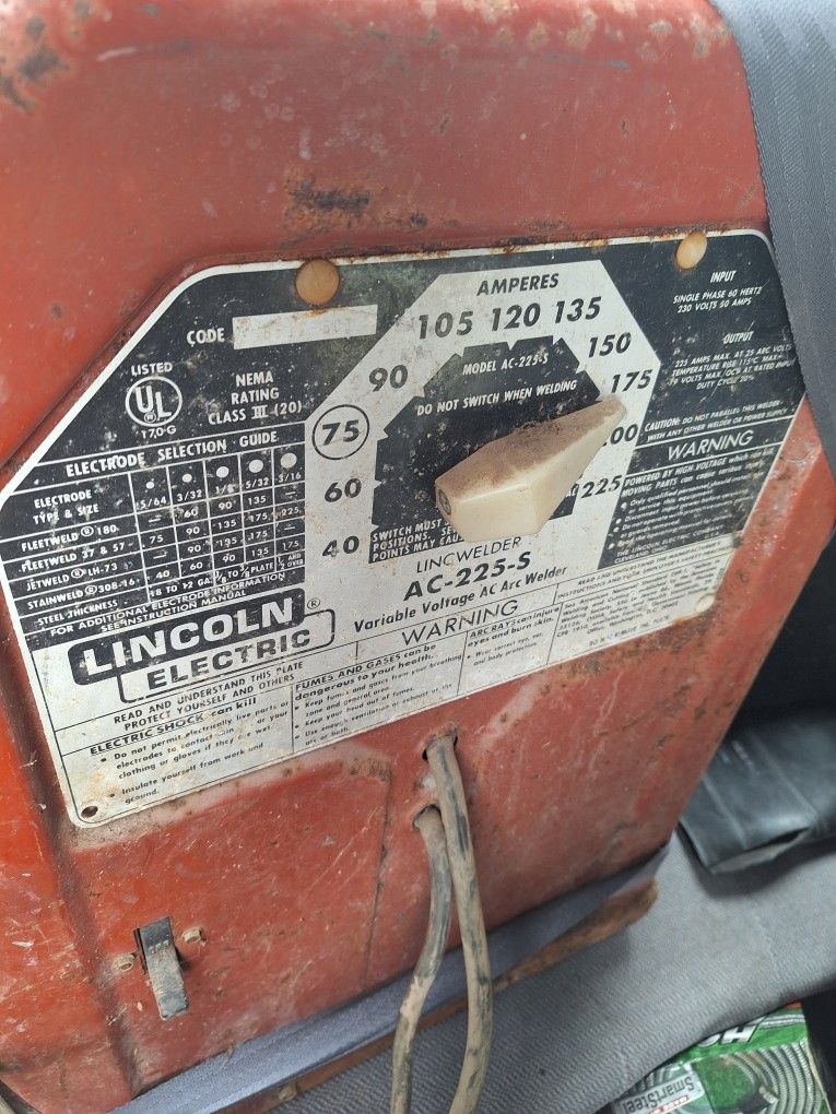 Lincoln 220v Arc Welder