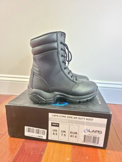 LAPG Core Side-Zip Duty Boots (Mens 8.5)