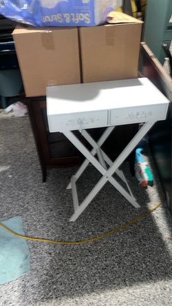 Drawer white table