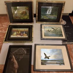 “Wall Art Set / 6 Framed Pictures – Great Home Decor”