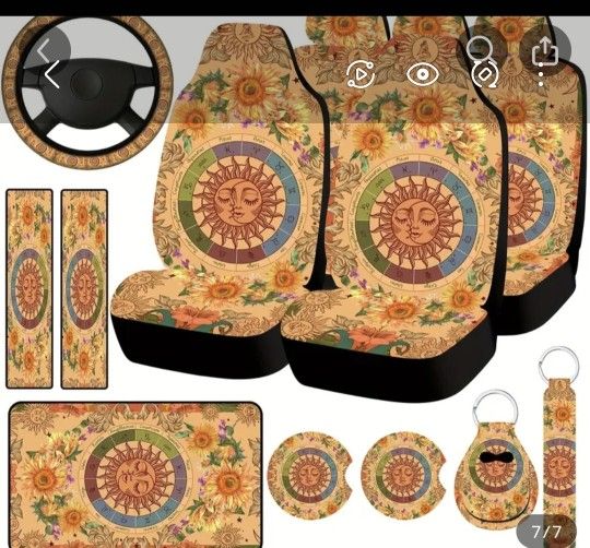 Complete Car Interior Cover Set.