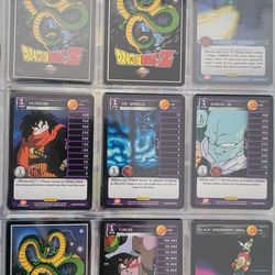 Dbz trading cards - 34 dragonball z cards