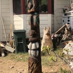 Exotic Hand Carved Tiki