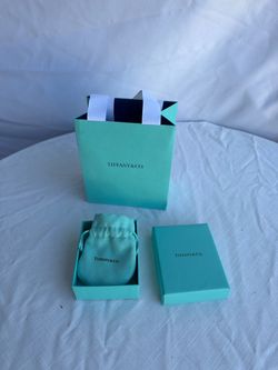 Tiffany & Co. Gift Bag Box and Pouch Set
