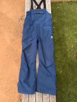 Burton Snow bibs kids size large