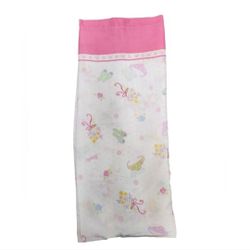 Vintage Dan River Barbie Full Size Flat Sheet Cotton Blend Heels Flowers Tiara